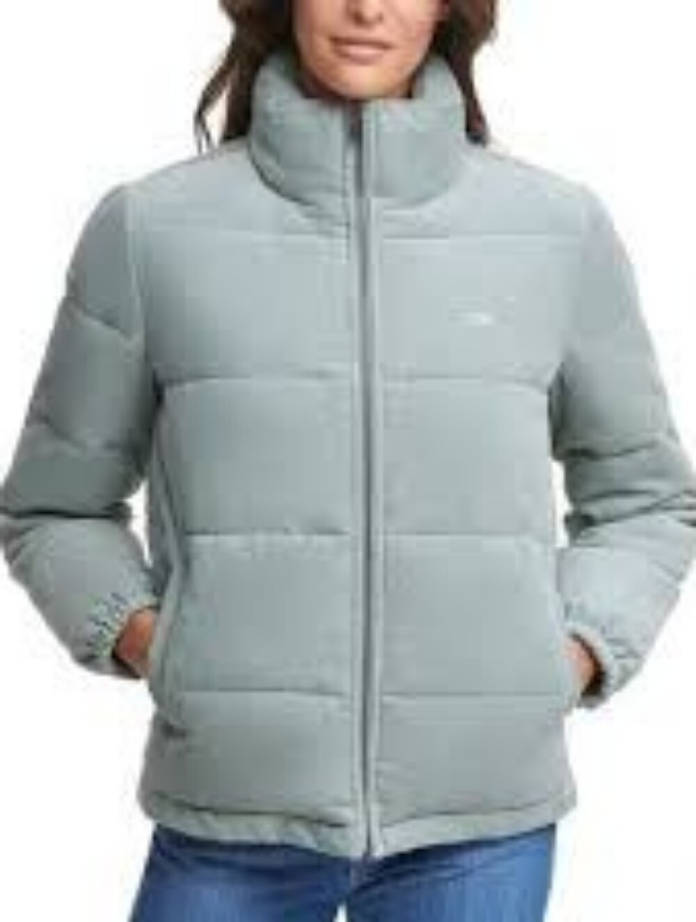 Levi's XL Blue Green Women's Zoe Corduroy Puffer Jacket